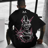 Here at Everythinganimee we only have the best shirts in the world! Channel the unpredictable power of Majin Buu with the Majin Buu Chaos Tee, featuring a striking design of the infamous villain from Dragon Ball Z. This tee showcases a fierce, sketch-style depiction of Majin Buu surrounded by chaotic energy lines, perfectly capturing his mischievous and menacing aura.