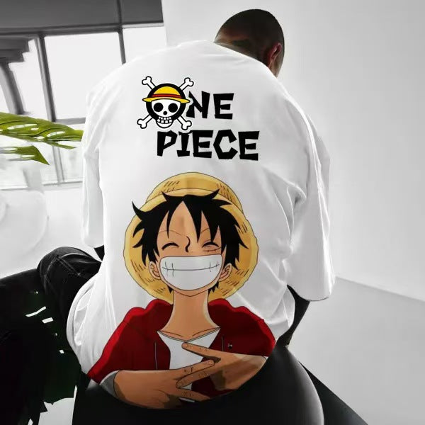 Here at Everythinganimee we only have the best shirts in the world! Embrace the adventurous spirit of the Straw Hat Pirates with the Luffy Mugiwara Smile Tee, inspired by One Piece. This shirt captures the essence of Luffy’s boundless optimism and iconic straw hat style