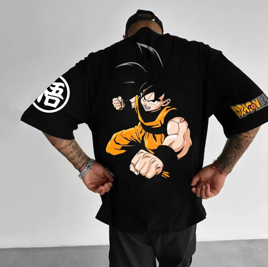 Here at Everythinganimee we only have the best shirts in the world! Step into the world of Dragon Ball Z with the Kid Goku Fighting Spirit Tee, featuring a powerful design of young Goku ready for action. This shirt captures Goku’s fearless spirit and relentless energy, with a dynamic illustration of him mid-punch.