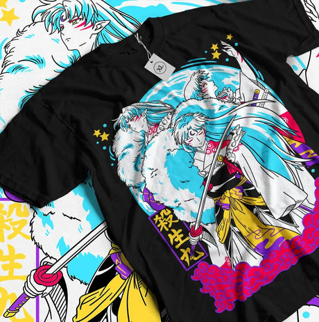 This kawaii tee features the iconic character Sesshomaru from Inuyasha, perfect for fans.If you are looking for more Inuyasha Merch, We have it all! | Check out all our Anime Merch now!