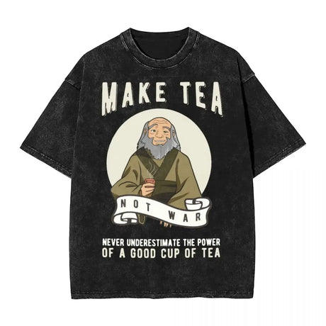 Show your love for Memes with our Iroh Acid-Washed Shirt | Here at Everythinganimee we have the worlds best anime merch | Free Global Shipping