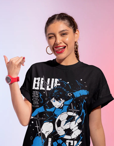 This kawaii tee featuring the intense character of Yoichi Isagi. If you are looking for more Blue Lock Merch, We have it all! | Check out all our Anime Merch now!