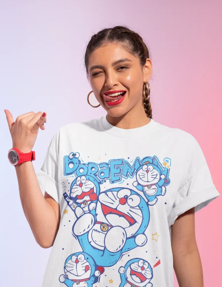 Show off your love for the iconic Doraemon with this playful and vibrant tee. If you are looking for more Doraemon Merch, We have it all! | Check out all our Anime Merch now!