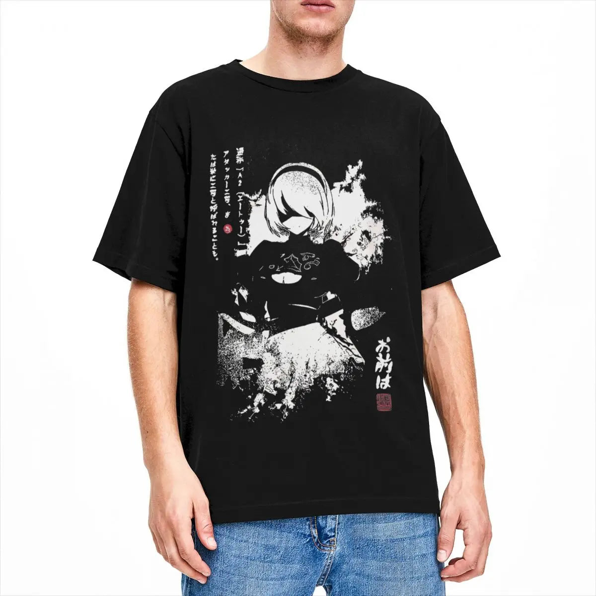 This kawaii tee features the iconic character 2B, from Nier: Automata. | If you are looking for more Nier: Automata Merch, We have it all! | Check out all our Anime Merch now!