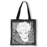 This canvas bag is a labor of love, to capture love of your anime characters. If you are looking for more Jujutsu Kaisen Merch, We have it all! | Check out all our Anime Merch now!