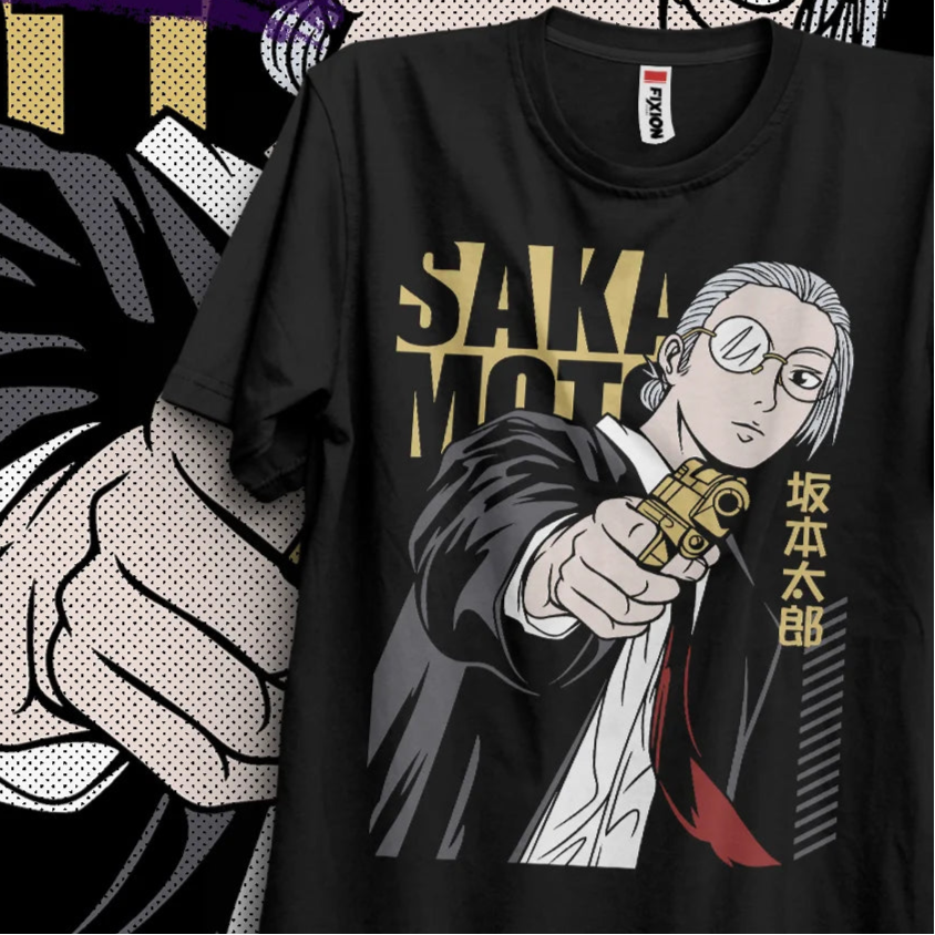 This tee captures the magic of Taro Sakamoto. If you're looking for more Sakamoto Days merch, we have it all! Check out our anime merch now—free shipping!