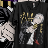 This tee captures the magic of Taro Sakamoto. If you're looking for more Sakamoto Days merch, we have it all! Check out our anime merch now—free shipping!