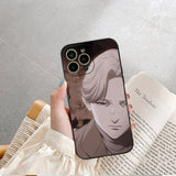 For iPhone 11 Pro Monster Manga Phone Case For IPhone 14 13 12 11 XS X 8 7 6 Plus Mini Pro Max SE 2022 Soft Black Phone Cover, everythinganimee