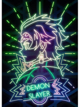 Neon Style Demon Slayer Posters