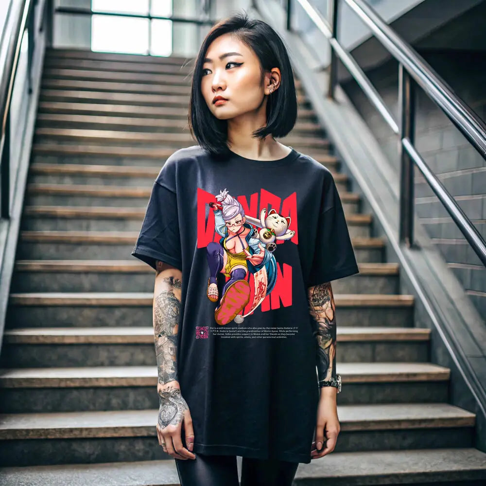 Immerse yourself in this striking Seiko Ayase Tee, perfect for anime fans Looking for more Dandadan merch? Explore our full collection of anime merch now!