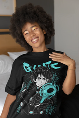This tee captures the magic of Kei Kurono. If you're looking for more Gantz merch, we have it all! Check out our anime merch now—free shipping!