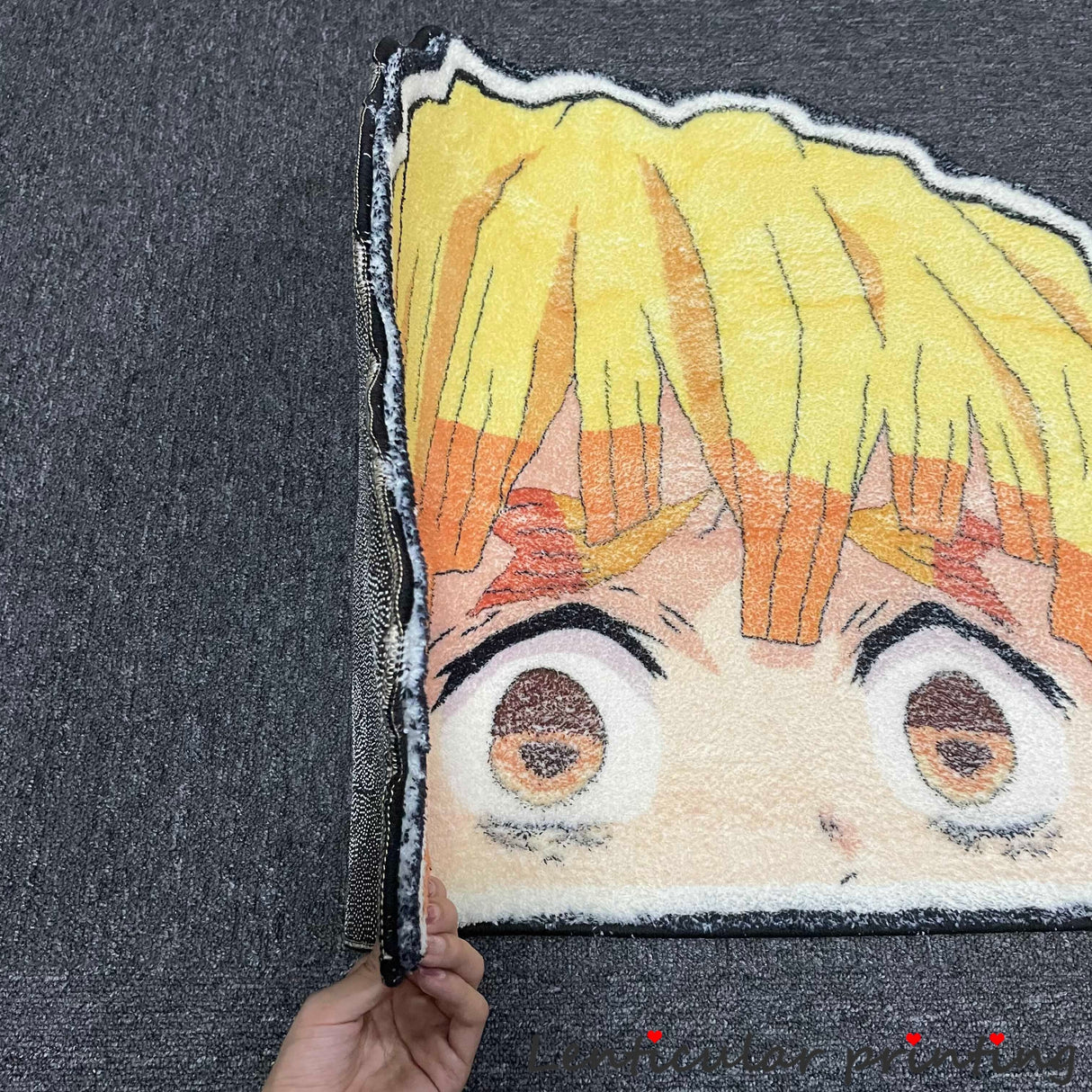 Demon Slayer Agatsuma Zenitsu Soft Carpet