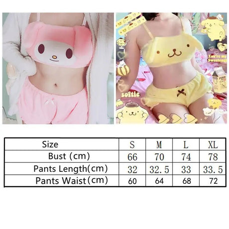 Upgrade your wardrobe and your comfort with our Sanrio Sleepwear Set Sexy Camis | If you are looking for more Sanrio Merch, We have it all! | Check out all our Anime Merch now!