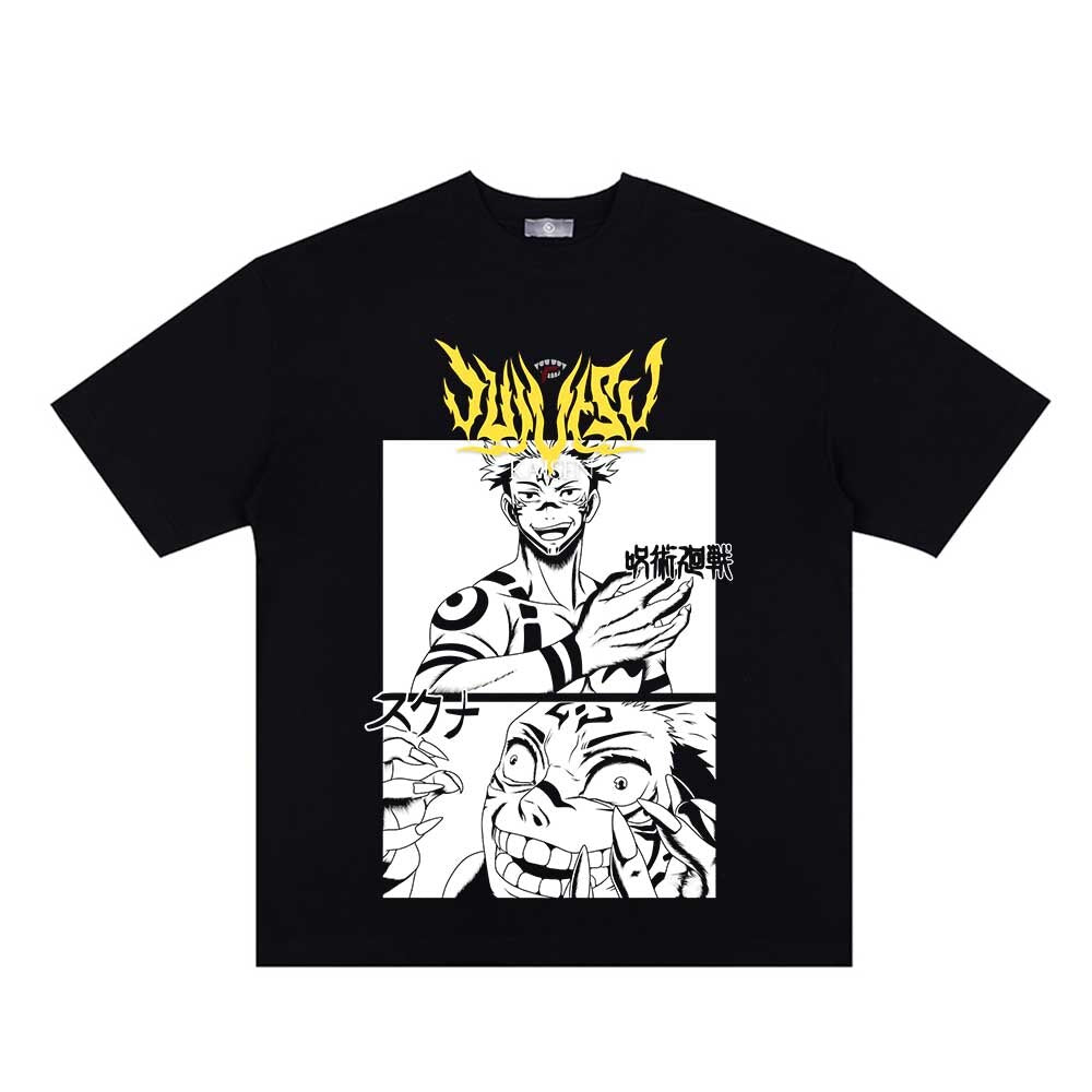 Jujutsu Kaisen washed style shirts