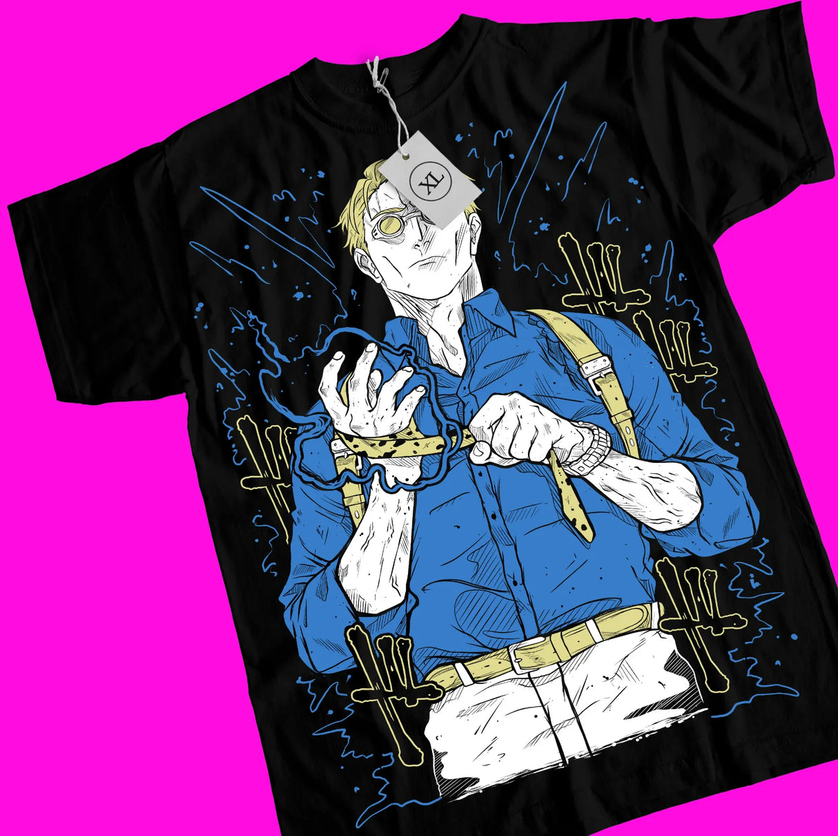 Here at Everythinganimee we have only the best anime merch! Free Global Shipping.
Step into the world of Jujutsu Kaisen with this Nanami Kento T-Shirt. Featuring a striking design of Nanami in his iconic look, this tee is perfect for fans of the series who appreciate the cool and collected demeanor of the ex-salaryman turned Jujutsu Sorcerer. =