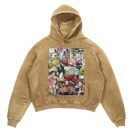 This Hoodie  celebrates the beloved Seven deadly sins Series, ideal for both Autumn And Winter. | If you are looking for more Seven deadly sins Merch, We have it all! | Check out all our Anime Merch now!