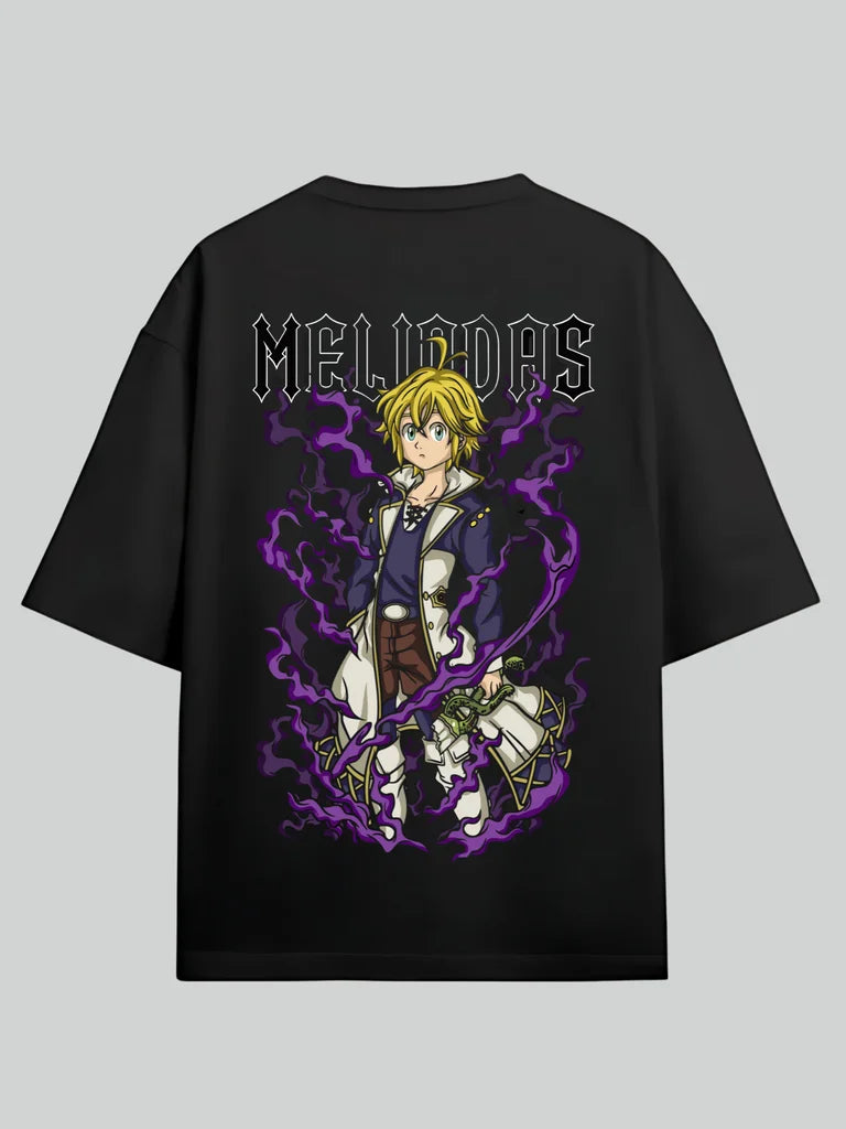 Immerse yourself in this striking Meliodas Tee, perfect for anime fans. Looking more Seven Deadly Sins merch? Explore our full collection of anime merch now!