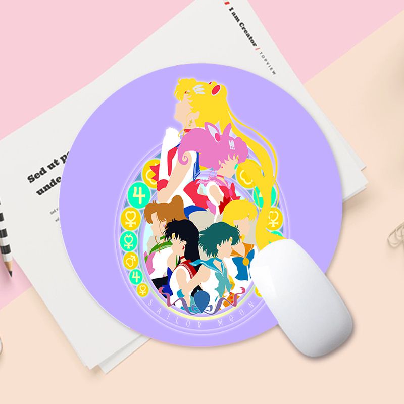 Sailor Moon Round Mouse Pads