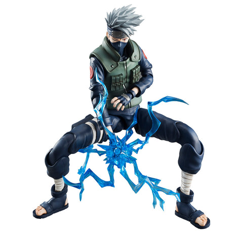 See Kakashi's figurine, ready in action with his iconic Lightning Blade. | If you are looking for more Naruto Merch, We have it all! | Check out all our Anime Merch now!