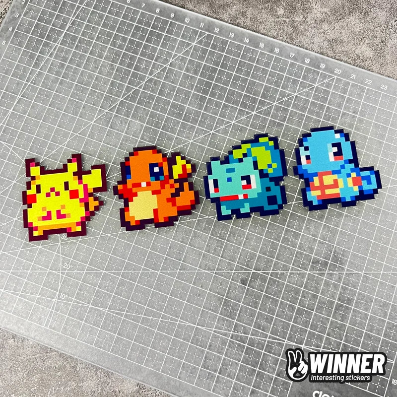 Gotta Catch ’Em All! These stickers are delightful way to express your love Pokemon. If you are looking for more Pokemon Merch, We have it all! | Check out all our Anime Merch now!