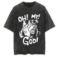 Here at Everythinganimee we have the best anime shirts in the world. Express your love for JoJo's Bizarre Adventure with this iconic "Oh My God" Tee. 