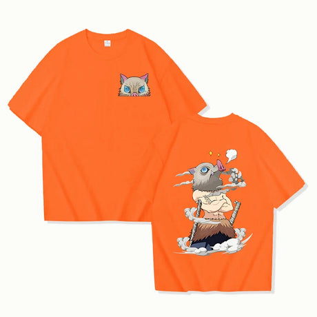 This tees captures the magic of Inosuke. If you're looking for more Demon Slayer merch, we have it all! Check out our anime merch now—free shipping!