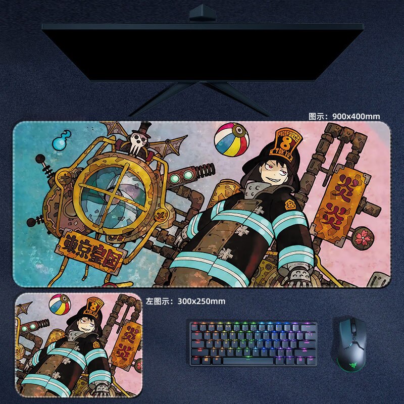 Fire Force Mouse Pads