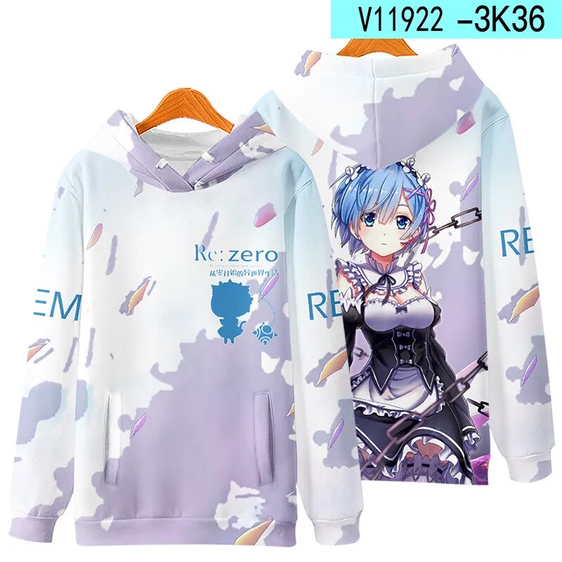 This hoodie embodies the spirit of adventure in the world of Re:Zero. If you are looking for more Re:Zero Merch, We have it all! | Check out all our Anime Merch now! 