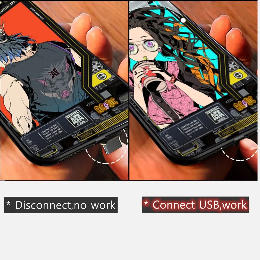 This phone case blends high-tech functionality with the gritty art of cyberpunk. | If you are looking for more Anime Merch, We have it all! | Check out all our Anime Merch now! 