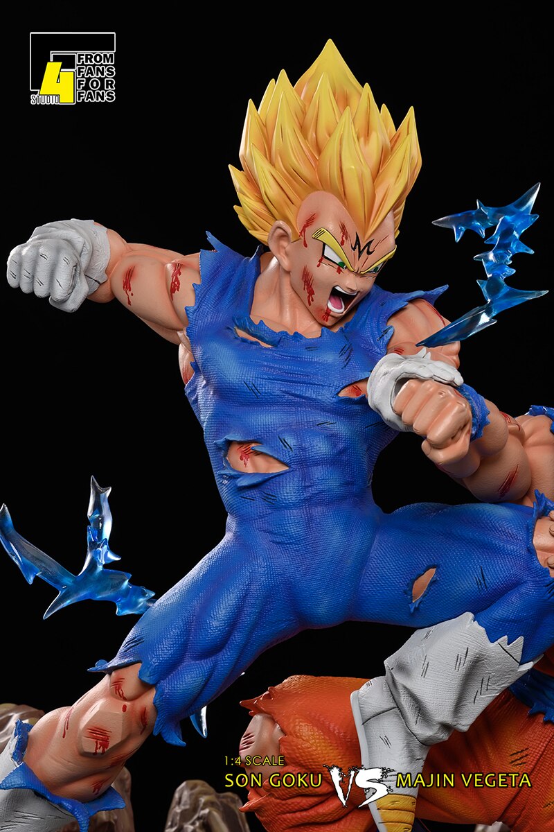 Super Two Goku vs Demonized Vegeta - 1/4 Global Limited Resin Figure