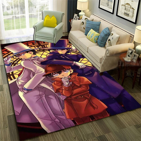 Upgrade & Customize you favorite space with out new  Case Closed Carpet | If you are looking for more Case Closed Merch, We have it all! | Check out all our Anime Merch now!