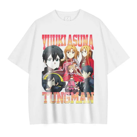 This shirt is a treasure & brings the celebrated Sword Art Online universe to life. If you are looking for more Sword Art Merch, We have it all! | Check out all our Anime Merch now! 