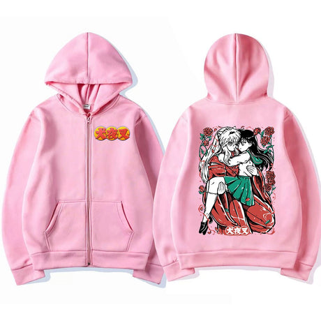 Upgrade your wardrobe today with our Inuyasha Zipper Hoodies  | If you are looking for more Inuyasha Merch, We have it all! | Check out all our Anime Merch now!