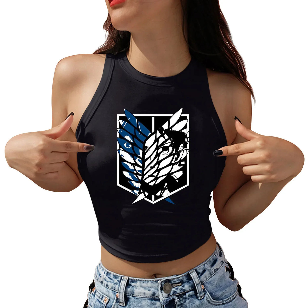 Immerse yourself in this awesome women tops, perfect for anime fans. Looking for more Attack on Titan merch? Explore our full collection of anime merch now!