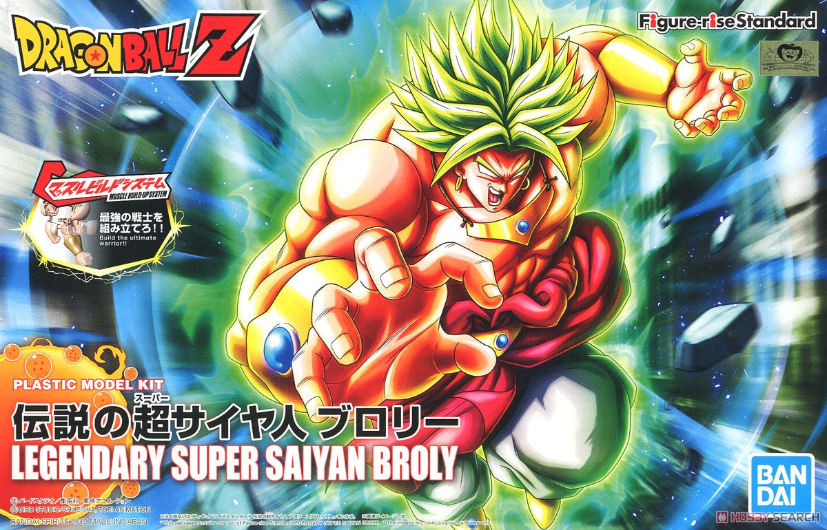 Dragon Ball Z Broly Assembly Model Figure