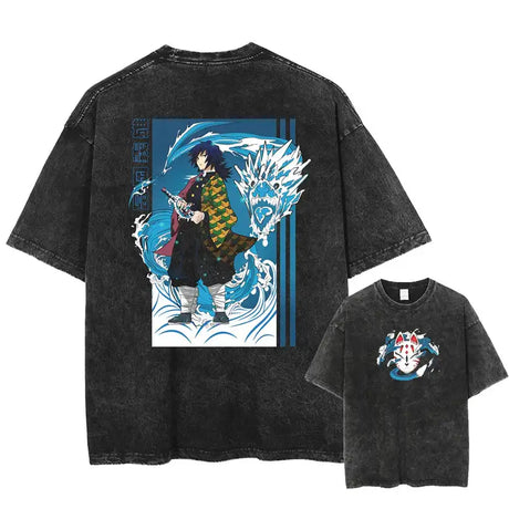 Here at Everythinganimee we have the best anime shirts in the world. 
Show your love for Demon Slayer with this Water Hashira Tee, featuring Giyu Tomioka in his iconic water breathing stance.