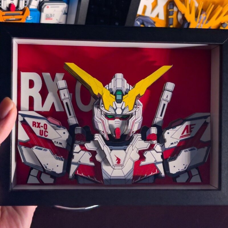 Gundam Mech Warrior 3D Photo Frame