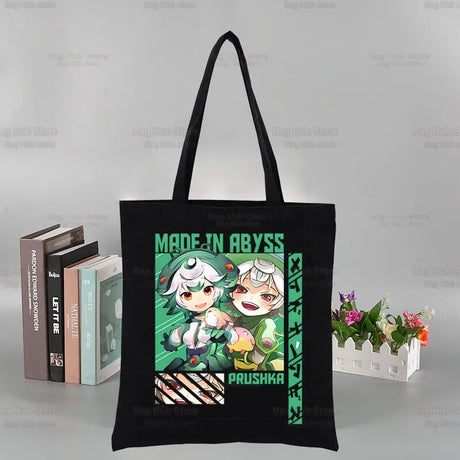 This canvas bag is a labor of love, to capture the love of your anime characters. If you are looking for more Made In Abyss Merch,We have it all! Check out all our Anime Merch now!