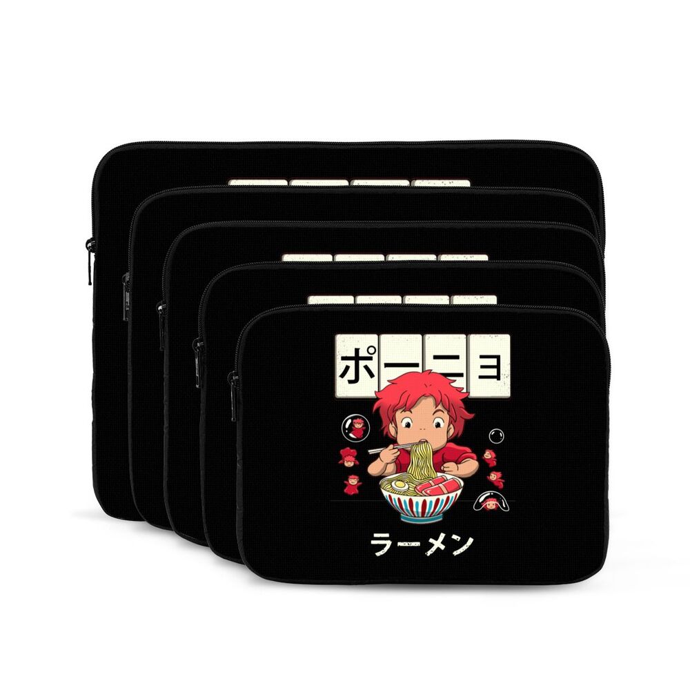 Want to keep your electronics safe at all times? Get your very own Ponyo On The Cliff Ramen Laptop Bag Case! Show of your love with our Ponyo On The Cliff Ramen Laptop Bag Case Anime | If you are looking for more Ponyo Merch , We have it all! | Check out all our Anime Merch now!