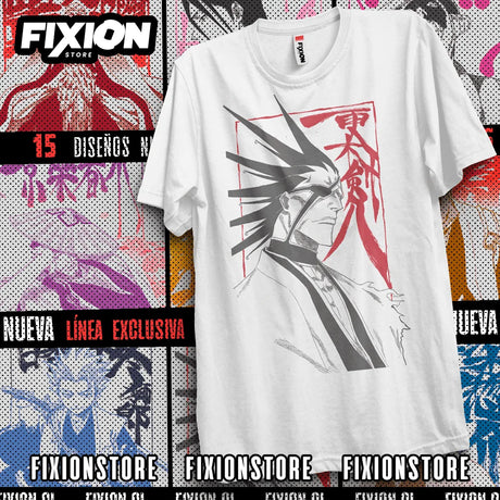 This tee captures the magic of Kenpachi Zaraki. If you're looking for more Bleach merch, we have it all! Check out our anime merch now—free shipping!