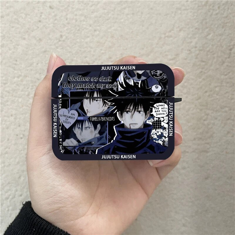 Transform your Airpods with our Jujutsu Kaisen Characters Airpods Case | If you are looking for Jujutsu Kaisen Merch, We have it all! | Check out all our Anime Merch now!