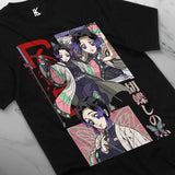 Here at Everythinganimee we have the best anime shirts in the world.
Embrace the grace and strength of Shinobu Kocho from Demon Slayer with this stunning tee. Featuring vibrant artwork that highlights her unique style and elegance, this shirt is a perfect addition to any fan's collection.