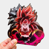 This electrifying sticker captures the essence of Goku, in a dynamic 3D effect. If you are looking for more Dragon Ball Z Merch, We have it all!| Check out all our Anime Merch now!