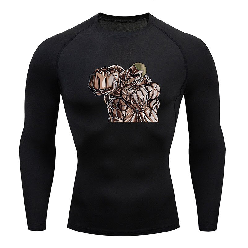 Baki Compression Long Sleeve Shirts