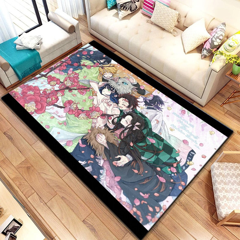 Demon Slayer Beautiful Painting Carpet