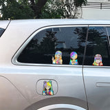 Anime Girls Holographic Sticker Set