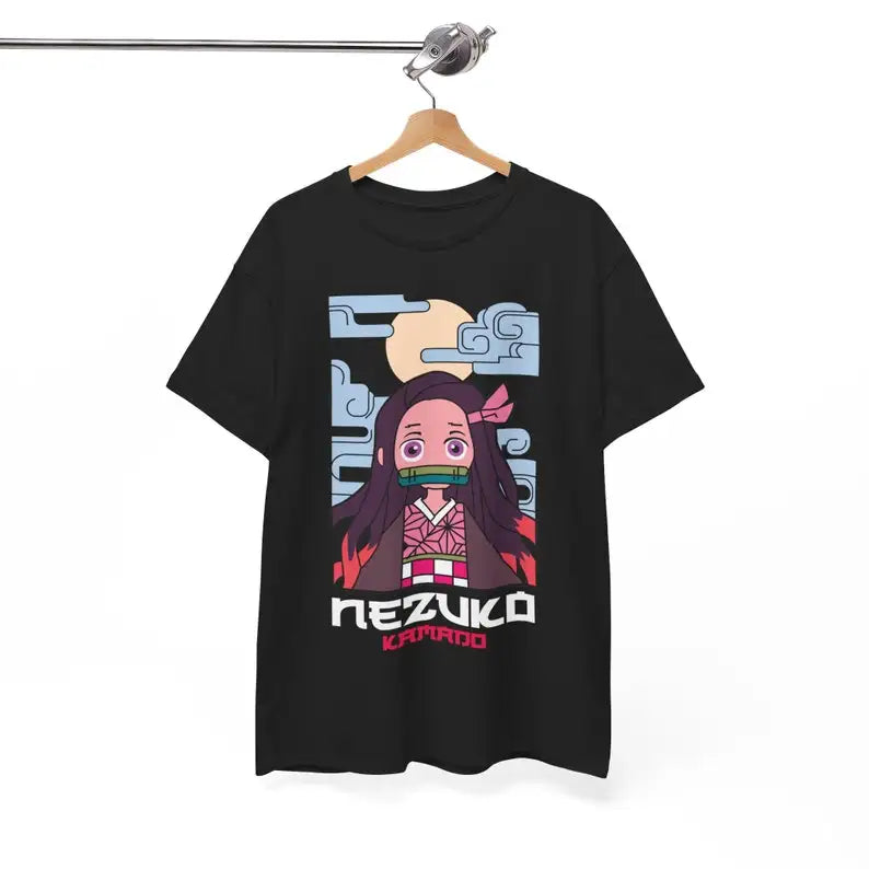 Immerse yourself in this striking Nezuko Tee, perfect for anime fans Looking for more Demon Slayer merch? Explore our full collection of anime merch now!