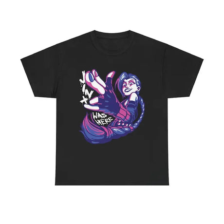 Immerse yourself in this striking Jinx Tee, perfect for anime fans Looking for more Arcane merch? Explore our full collection of anime merch now!