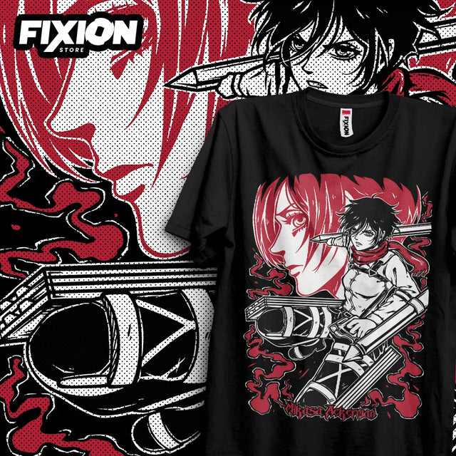 Here at Everythinganimee we have the best anime shirts in the world.
Gear up for the fight with this Shingeki no Kyojin tee, featuring a fierce design that captures the intensity of humanity's battle against the Titans. Perfect for fans who admire bravery.