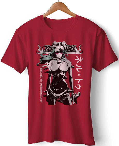 Immerse yourself in this striking Nelliel Tu Tee, perfect for anime fans. Looking for more Bleach  merch? Explore our full collection of anime merch now!